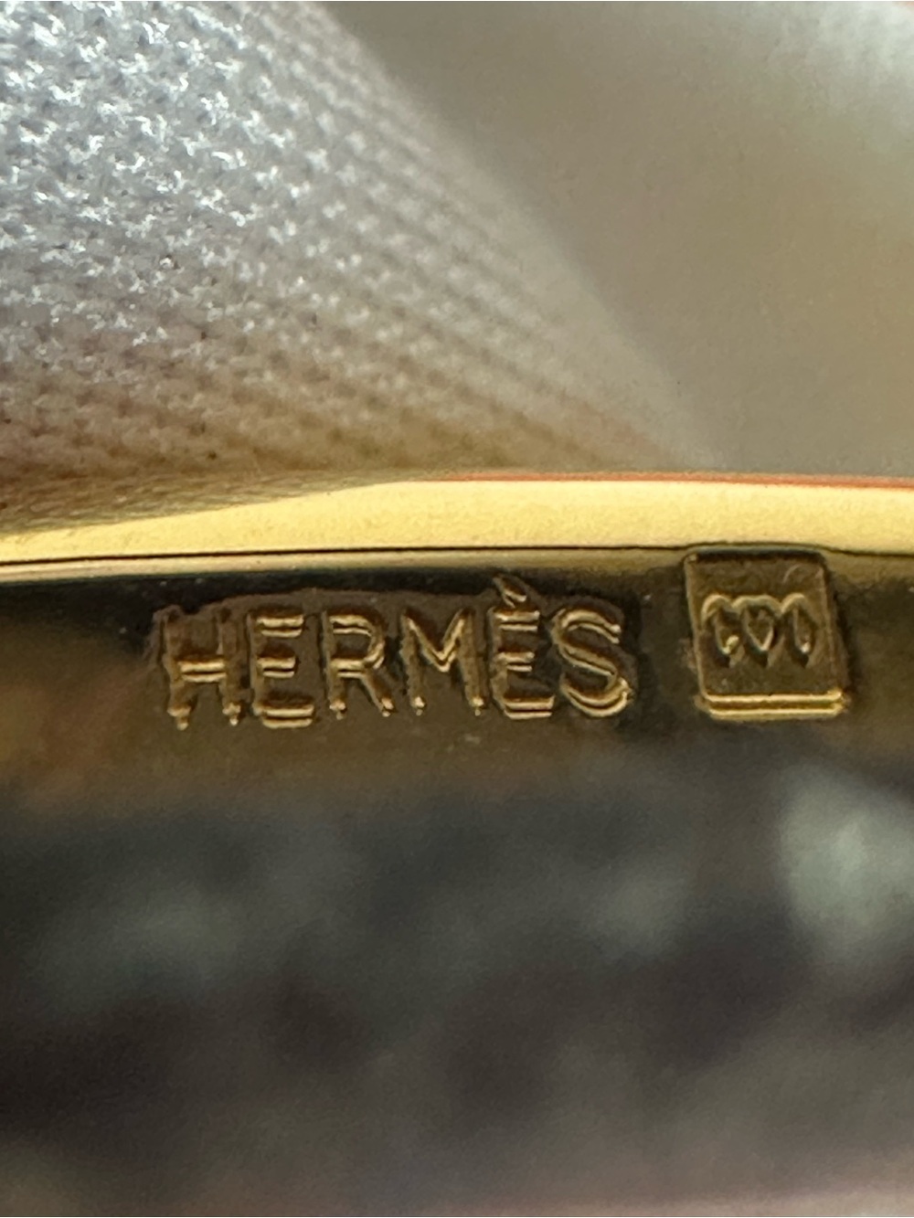 Hermès Constance H Belt 32mm Reversible Black Gold Size 65 Vintage - Picture 7 of 16